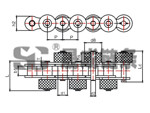 短節(jié)距帶側(cè)滾輸送鏈